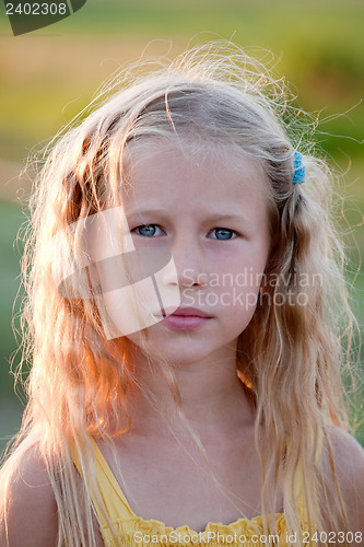 Image of white girl portrait