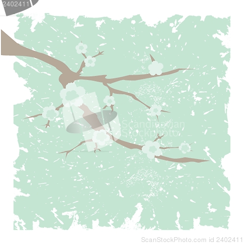 Image of Illustration of beautiful spring background