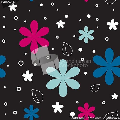 Image of Floral seamless beautiful pattern