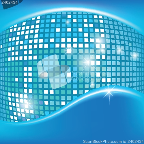 Image of Abstract background with circles and squares