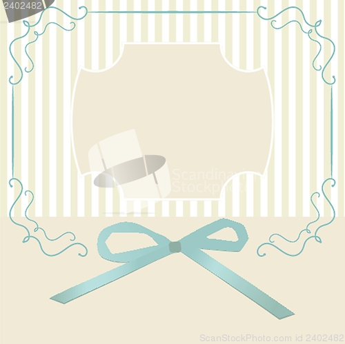 Image of Vintage vector frame on  beautiful background