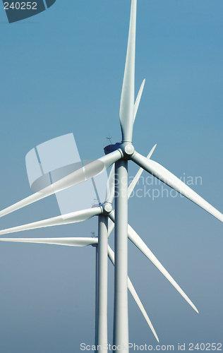 Image of Three wind turbines