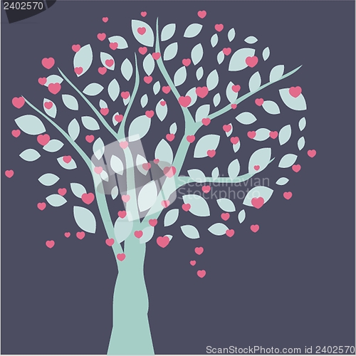 Image of Illustration of beautiful spring background