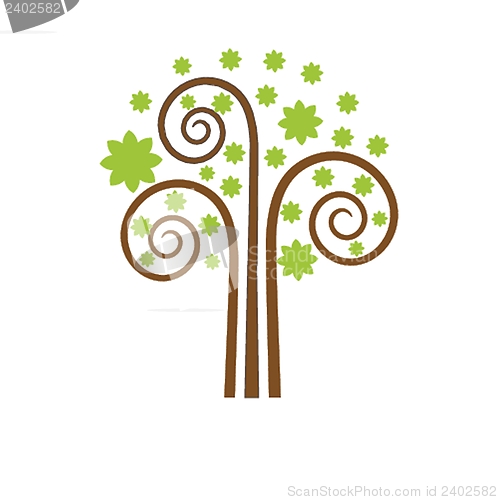 Image of Illustration of beautiful spring background