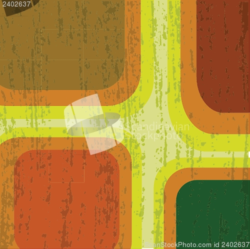Image of Abstract background with circles and squares