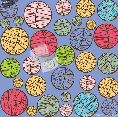 Image of Floral seamless pattern in autumn colors