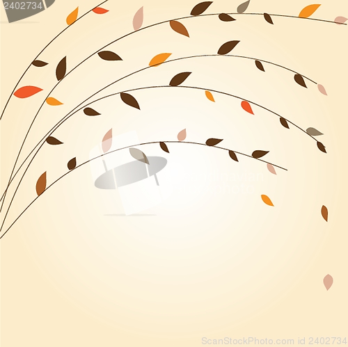 Image of Abstract autumn tree