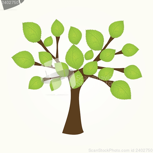 Image of Abstract autumn tree