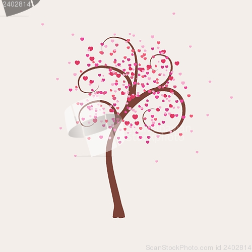 Image of Illustration of beautiful spring background