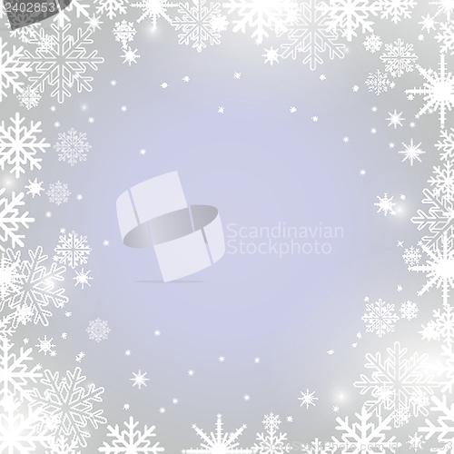 Image of Christmas background in pastel colors