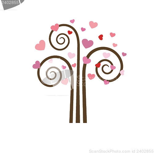 Image of Illustration of beautiful spring background