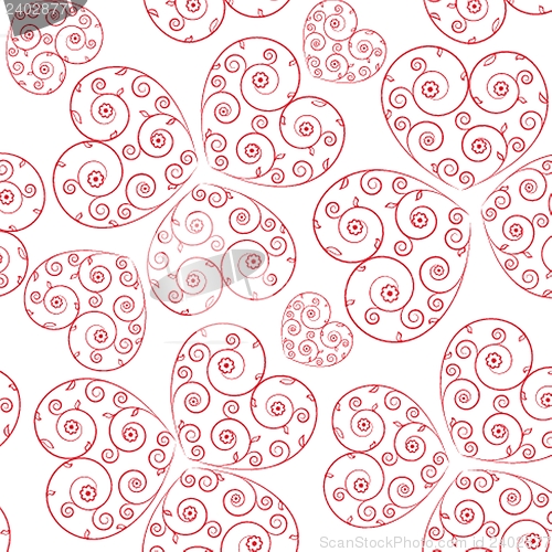 Image of Floral seamless beautiful pattern