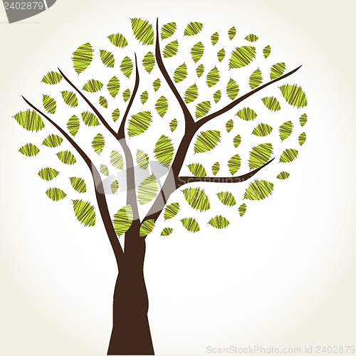 Image of Illustration of beautiful spring background