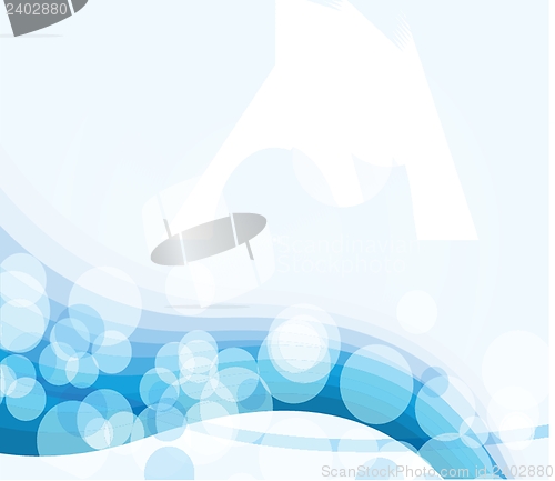 Image of Neon lights  graphic design abstract background.