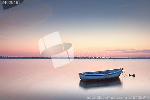 Image of Sunset on the Tejo river.