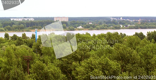 Image of The city of Yaroslavl on the Volga view