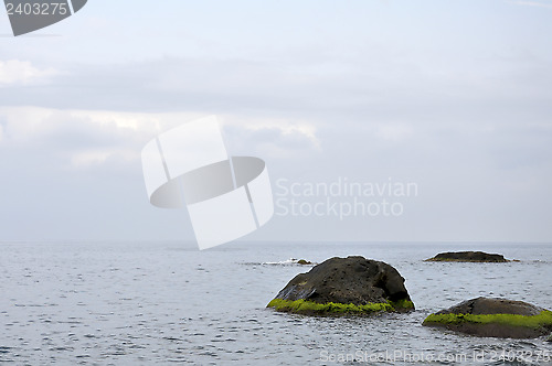 Image of seascape, stone