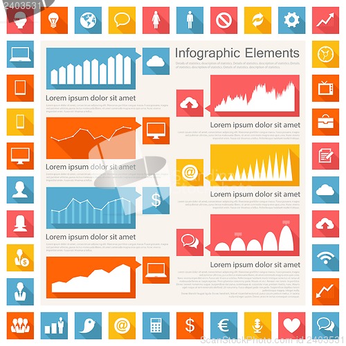 Image of IT Industry Infographic Elements