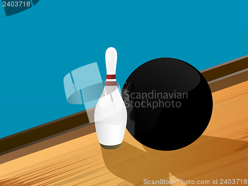 Image of Bowling illustration