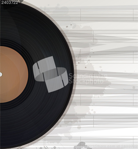 Image of Music background text card