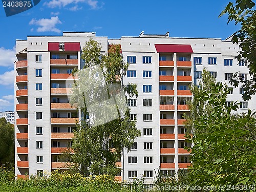 Image of Typical modern residential building