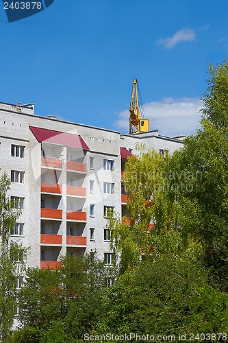 Image of Residential building construction