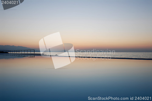 Image of Still sea in the morning