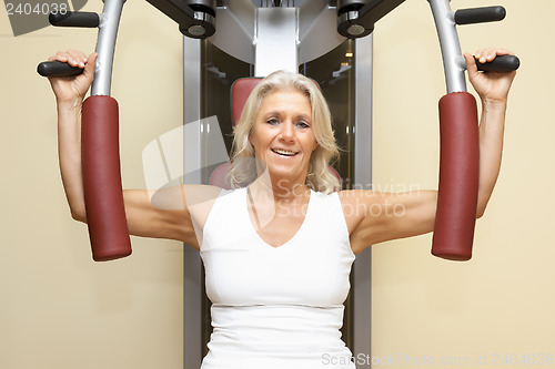 Image of fitness mature woman