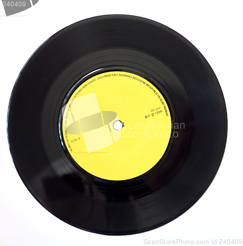 Image of Old 45rpm record