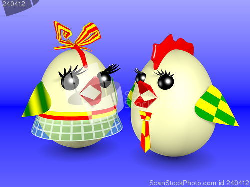 Image of Easter eggs