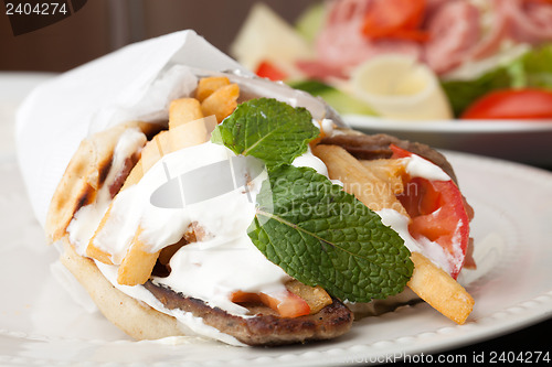 Image of Mediterranean Gyro Pita Wrap