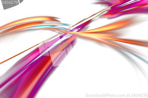 Image of Flowing Abstract Fiery Layout