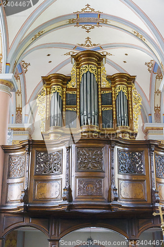 Image of inside church of San Cristobal