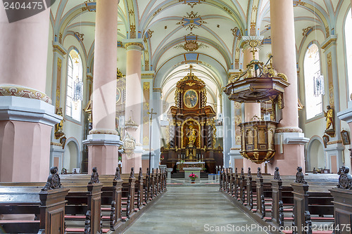 Image of inside church of San Cristobal