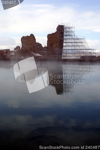 Image of Ruins and lake