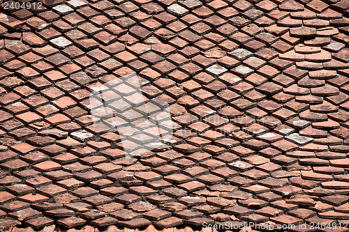 Image of red tile pattern