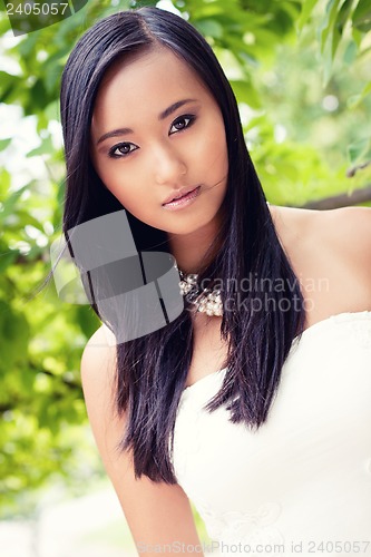 Image of attractive young asian woman beauty portrait 