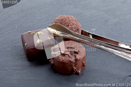 Image of sweet luxury deliscious truffle pralines collection 