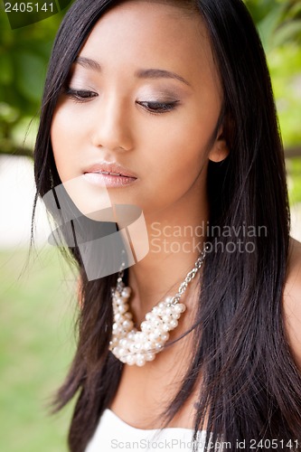 Image of attractive young asian woman beauty portrait 