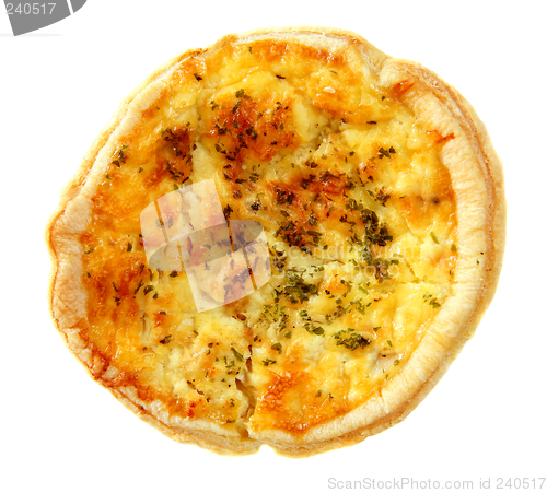 Image of Savoury quiche from above