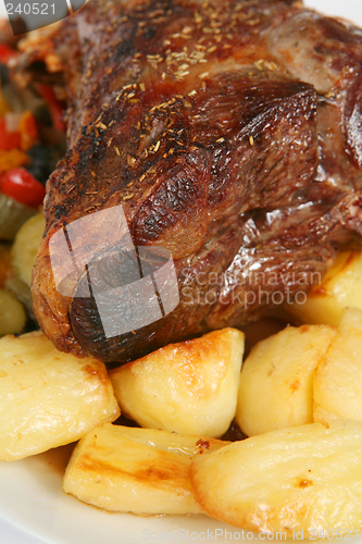 Image of Lamb, potatoes and veg