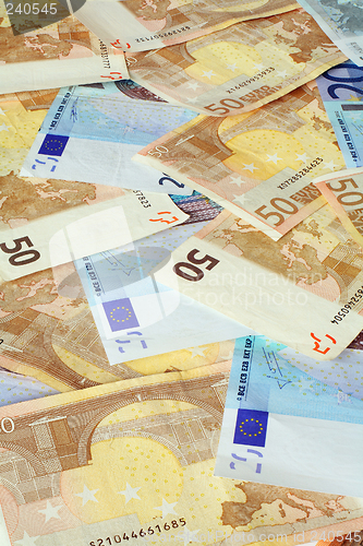 Image of Euro banknotes