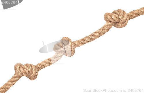 Image of rope with knots