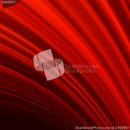 Image of Red smooth twist light lines. EPS 10