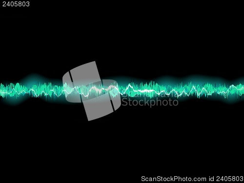 Image of Abstract blue waveform. EPS 8