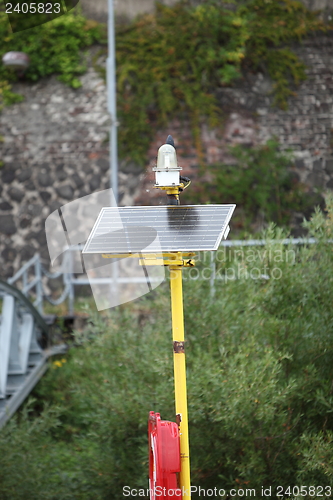 Image of Solar powered portable light