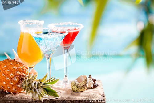 Image of Glasses of cocktails