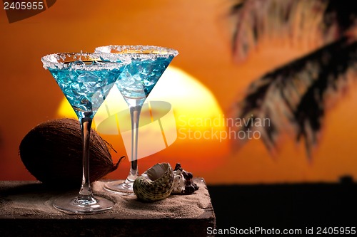 Image of Blue Cocktail Drink