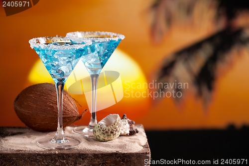 Image of Blue Cocktail Drink