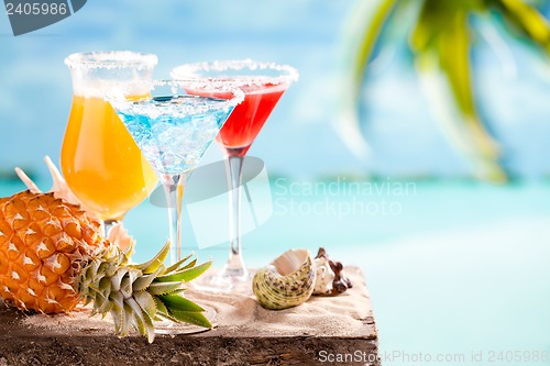 Image of Glasses of cocktails